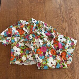 DO NOT BUY Wray NYC Acid Floral Lounge Set